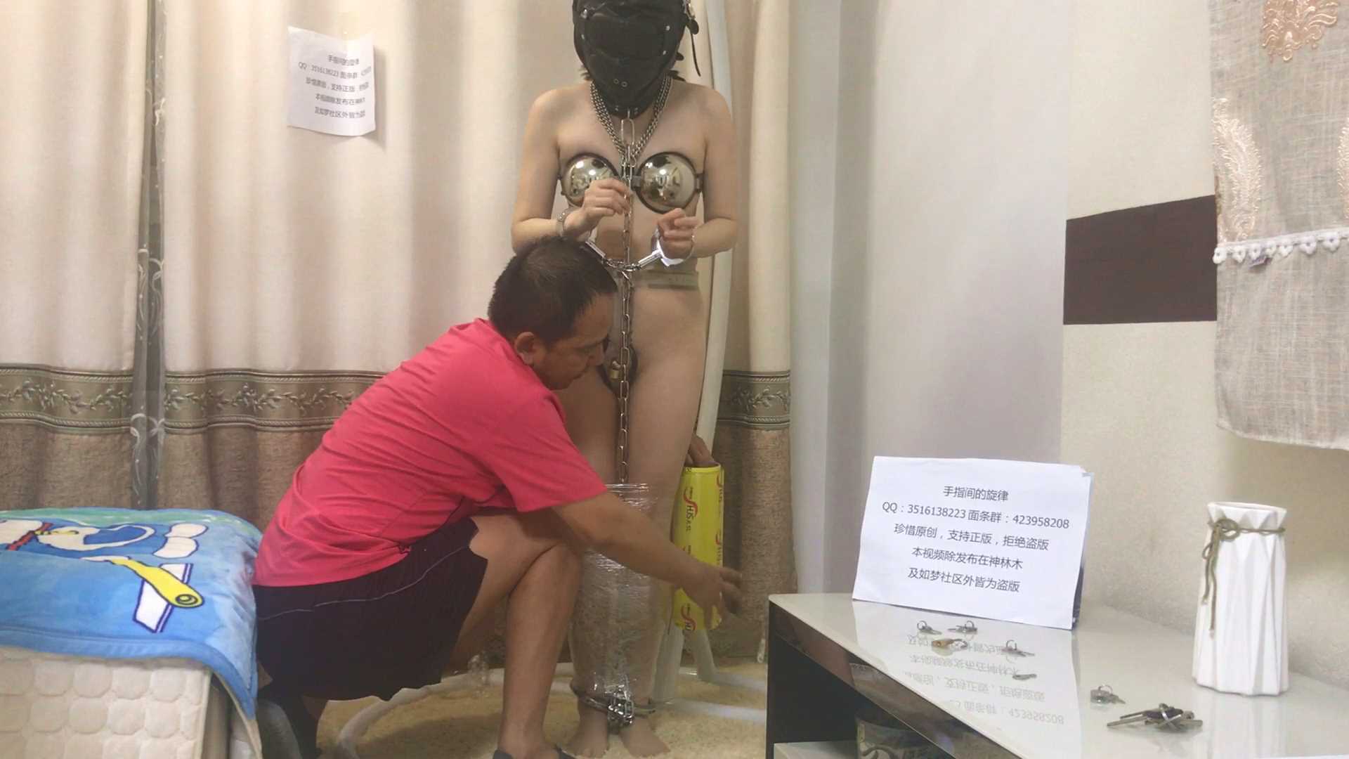 旋律受虐记10_圈养富家女中集 贞洁带、贞洁胸罩、全封闭头套、手铐 .MP4_snapshot_09.jpg