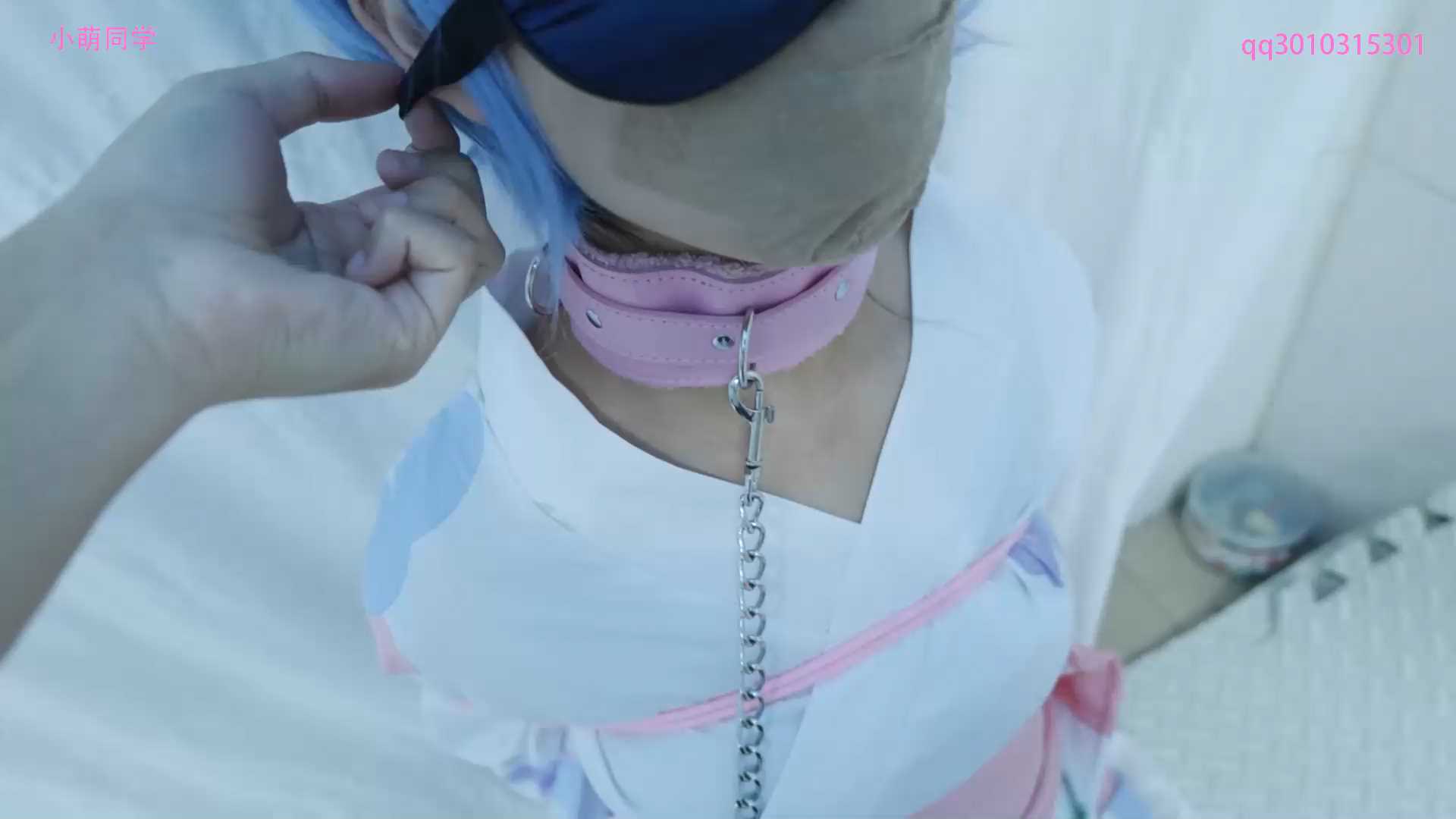 XIAOMENG013 白丝足控虐足的福利！妹妹的雷姆cos无限、呻吟，放置捆绑.mp4_snapshot_0.jpg
