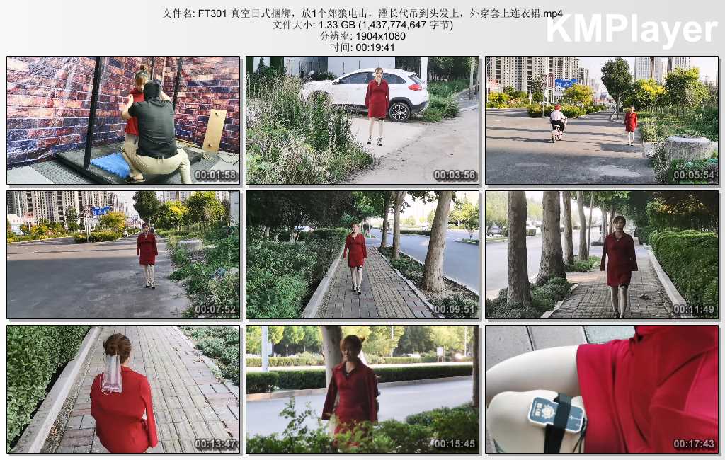 FT301 真空日式捆绑，放1个郊狼电击，灌长代吊到头发上，外穿套上连衣裙.mp4_thumbs_[.jpg