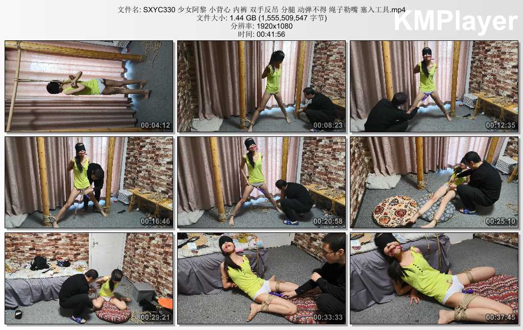 SXYC330 少女阿黎 小背心 内裤 双手反吊 分腿 动弹不得 绳子勒嘴 塞入工具.mp4_thumbs.jpg