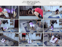 樱束原创_圈养奴犬缚驯养