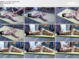 绳精病_白丝美女驷马开腿紧缚