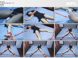 树屋轻调_定拍灵灵 双机位多角度拍摄 床上大字捆绑 固定呻吟挣扎伴随TK