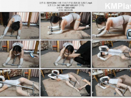 逍遥原创_小M 极限团缚 M腿固定