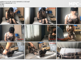 BondageTea绳精病_黑色禁忌02 连体黑丝捆绑捆绑玩丝袜脚