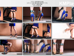 高跟遇到跑步机_金属高跟 重镣虐足 重镣禁锢撒入豆子的13cm超高金属跟在跑步机上