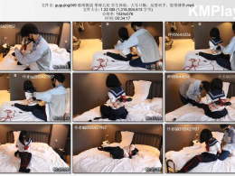 咕咕精_脱缚挑战 拳缚五花 学生体验 大号口枷 反剪双手 胶带缚拳