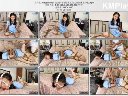 xiao素素_美女护士佳佳被五花大绑在床上挣扎