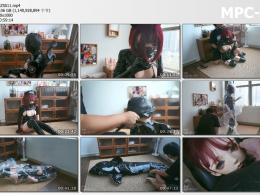 闪闪工作室_到底能套多少层？小女生居然能承受住极限的套娃 & 站立式真空袋 & 无呼吸管的充气鲸鱼