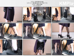 高跟遇到跑步机_铐镣禁锢的黑丝高跟套裙风衣在跑步机上