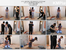 随心原创_苏樱 瑜伽服训练 尝试吊绑