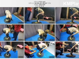 HD飞天原创_柔仙儿12公分高跟抱腿拘束架禁锢，越挣扎越难受，还要被调教，骚水流干了