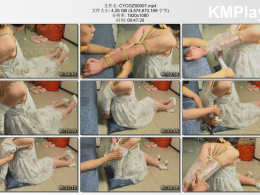 长颜草工作室_馨琳小清新风 四重极限拘束手臂 无法逃脱 麻绳极限直臂 保鲜膜缠绕 绷带缠绕 单手套