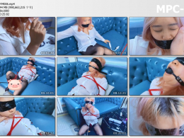 早见Hayami_学妹Riona体验第二弹 穿上学长的衬衣 渔网袜黑丝 手持玩具训练口舌 邦邦自卫 夹舌牵引半蹲 口球塞嘴 训练之后直接强制服侍