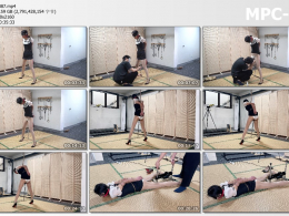 涵涵特辑_强制分腿器 强制开叉 吊绑 站立TJ 双腿发软颤抖+PAOJI墙制