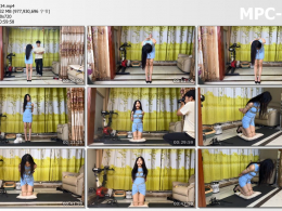 贝特原创_果子紧缚体验 直臂后手吊 跪缚口球放置