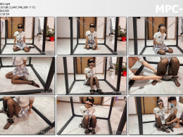 涵涵特辑_铁链 镣铐项圈紧紧固定