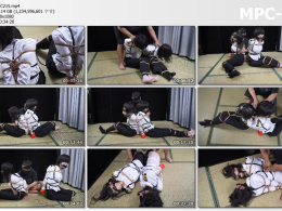 象人工作室_小O 嗷嗷 保安服 黑白裤里丝 连缚在一起