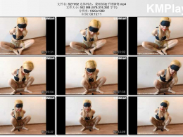 Coshibari绳次元_连体网衣，蒙眼情趣手铐脚铐