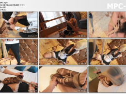 FXX凡小晓 黑丝女仆股绳