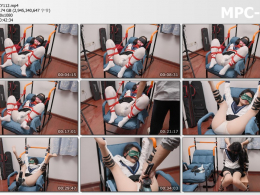 绿帽学院 日记少女 M字腿 长时间放置 强制GC M字腿固定 支架拘束 拷问环节