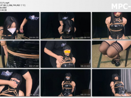 象人工作室_沉沉手脚牢牢绑住 被迫放置口球胶带