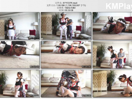 逍遥原创_美女董嘉怡 女仆家政 驷马 海老缚