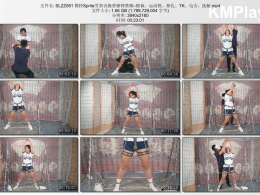 撒琅制造_模特Sprite雪碧贞操带镣铐禁锢–棉袜、运动鞋、挣扎、TK、电击、抚触