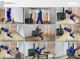 涵涵特辑_校服直臂木马分腿吊