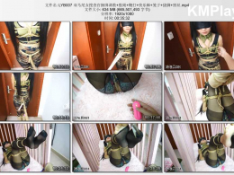 冷少与贝娘_双马尾女搜查官捆绑调教+股绳+鞭打+快乐棒+笼子+挠脚+黑丝