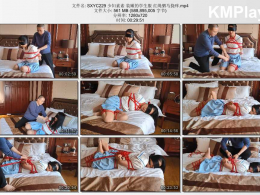 随心原创_少妇素素 装嫩的学生服 红绳驷马挠痒