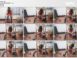 绿帽学院 日记少女 新架子固定尝试 棒子强高固定圣诞装