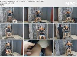 HD飞天原创_云儿园形木枷拘束架禁锢 口夹 鼻夹强行带上 无情拍打挠痒 三棒合一