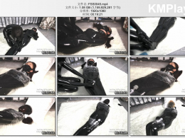 FSS工作室_kaka小姐姐的双层睡袋拘束与双层呼吸头套挑战 乳胶 紧身衣 睡袋 呼吸抑置 双层头套 木乃伊强高 放置强高