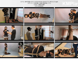 随心原创_凌菲五花菱形缚 脚尖离地举手吊 侧身反吊