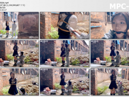 MUMUZI原创_为了拿回艳照只能乖乖就范 口球 绑架 户外 放置 强高