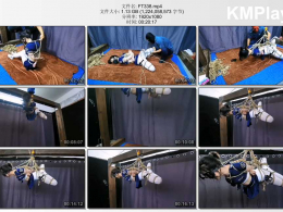 HD飞天原创_把柔仙儿驷马绑好吊到房顶上放置，还要远程电击G塞折磨，吊缚+电击