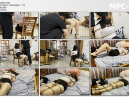 缚予原创_调教之股绳拉扯摩擦大劫难 职员小可下班回家发现家里有不明人员 被对方控制住后绑在椅子上 肉丝口枷堵嘴+股绳狠狠勒住 挣扎逃脱后又被抓住 绑在床上股绳来回摩擦 揉...