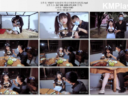 樱束原创_兄妹系列 带女仆妹妹外出吃饭