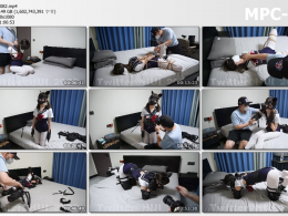 HUI原创_直臂驷马放置 人形犬调教 筋膜枪暴力强高 疼哭了 咬着口球哇哇直叫