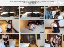 随心原创_36D性感美女 丰乳红唇 全金属调项圈双手抱头铐 连颈背铐 弯腰连体铐