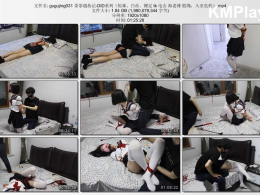 咕咕精_茶茶遇劫记 DID系列 短袜 白丝 裸足 tk 电击 海老缚 股绳 入室危机