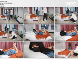 中二病原创_拉克丝学姐来啦 腿比命长 大二学姐初次体验绳艺捆绑 还带了朋友来整的我有点尴尬