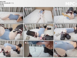 九尾少女_驯化家养小母狗 第一部 做你的狗 穿上K9套装成为白丝小母狗 头套包裹放置play