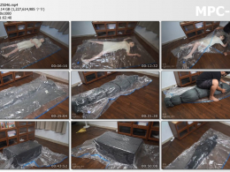 闪闪工作室_中秋的旗袍小姐姐进行万物皆可真空压缩试炼 六次的抽气虚脱头痛出现幻觉