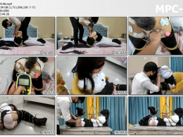 嗷大喵工作室_紧缚折磨 婷妹OL制服双手双腿捆 翘起屁股 TD塞入 戴上尾巴 贴上电极贴折磨