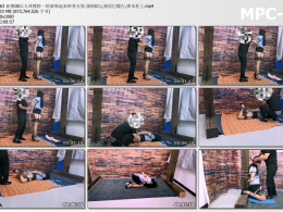 HD飞天原创_新模00后人体模特 晗被绑起来秒变犬努 强制G勾 狗尾巴爬行 绑木柱上