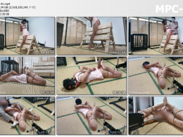 涵涵特辑_木马脚铐固定震动 口舌侍奉 前后夹击