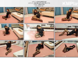 李大侠原创_佳佳黑旗袍捆绑