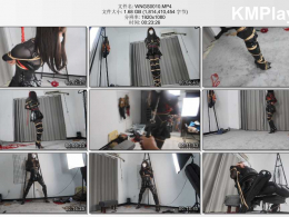 伪娘管少_吊着叉开腿，榨汁玩具强榨，说能忍住不喷就放过我，可是。。。